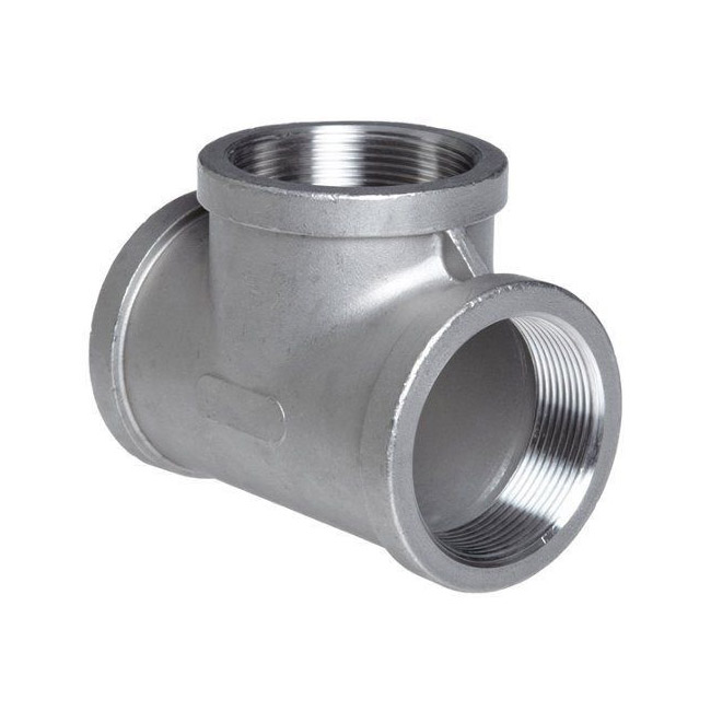 Thread Pipe Fitting, Stainless Steel Thread Tee